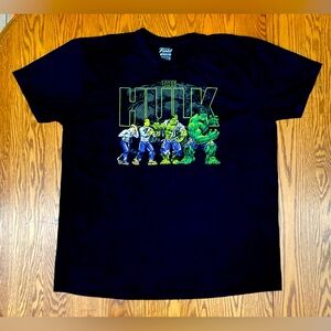 💥FUNKO/MARVEL💥 transitioning HULK 2X t/shirt BLACK 100%cotton 🔥NWOT🔥